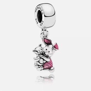 Pandora Disney Winnie the Pooh Piglet & Bear Dangle Charm